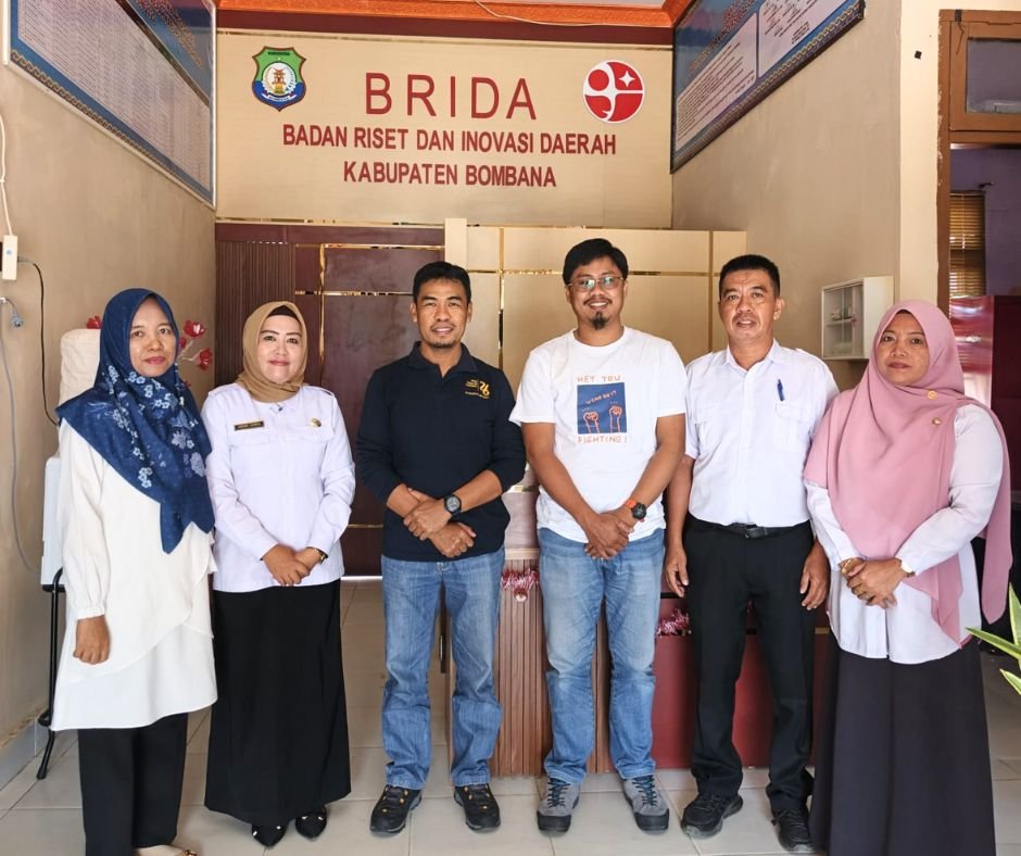 Kunjungan Tim Eco Moronene Initiative ke Badan Riset dan Inovasi Daerah Kabupaten Bombana, Sulawesi Tenggara